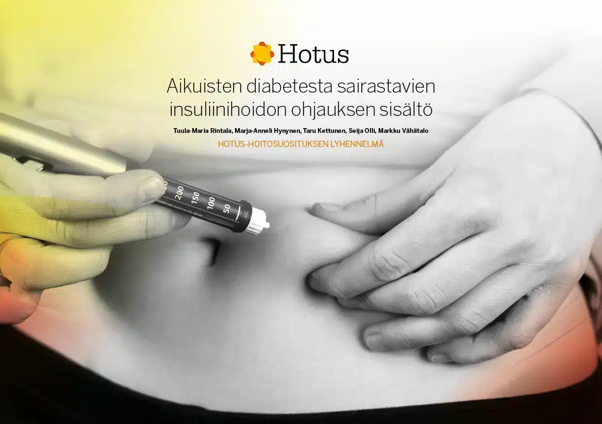 Aikuisten diabetesta sairastavien insuliinihoidon ohjauksen sisältö